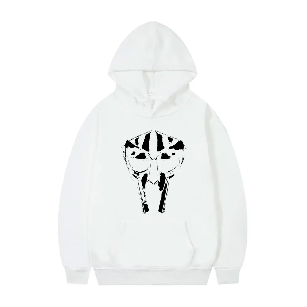 

Limited Rapper Mf Doom Metal Mask Face Graphic Print Hoodie Men's Oversized Sweatshirt Men Women Hip Hop Vintage Black Hoodies