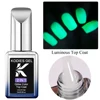 KODIES GEL Holoween Luminous Top Coat Gel Nail Polish Glow In The Dark No Wipe Topcoat Long Lasting Nails Art Gel Polish Finish 2