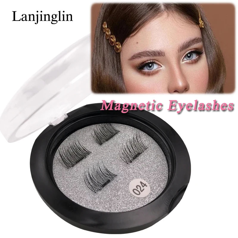 1 Pair Fake Eyelashes fake eyelashes Magnetic Eyelashes Natural Long Reusable No Glue Fake Eye lashes Makeup Tools Faux Cils maquillaje