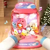 Children Mini Crane Machine Battery Automatic Coin Operated Game Claw Machines with Music Kids Birthday Gift Toys Dolls Machine 3