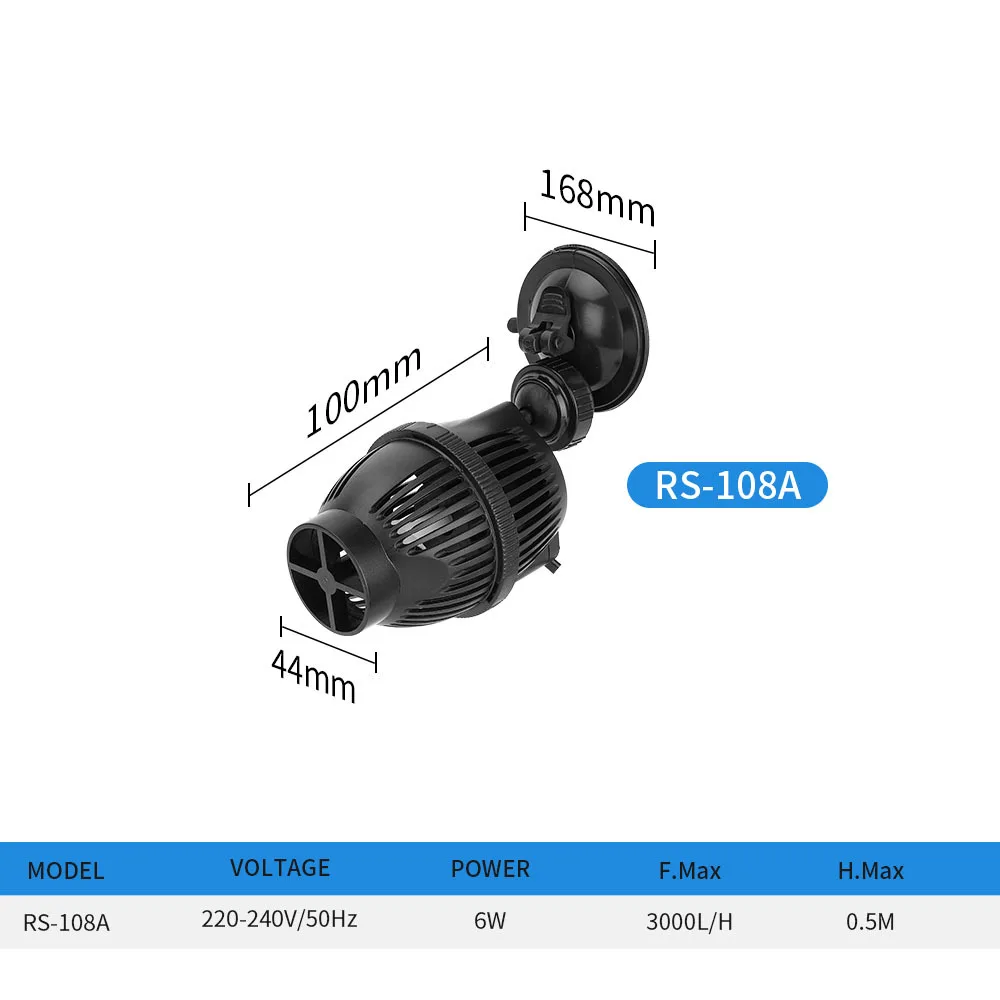 Wave Maker Wavemaker Water Pump for Aquarium Fish Tank Submersible Aerobic Pump Water Circulation Pump Flow Pump Surf Pump 220V 