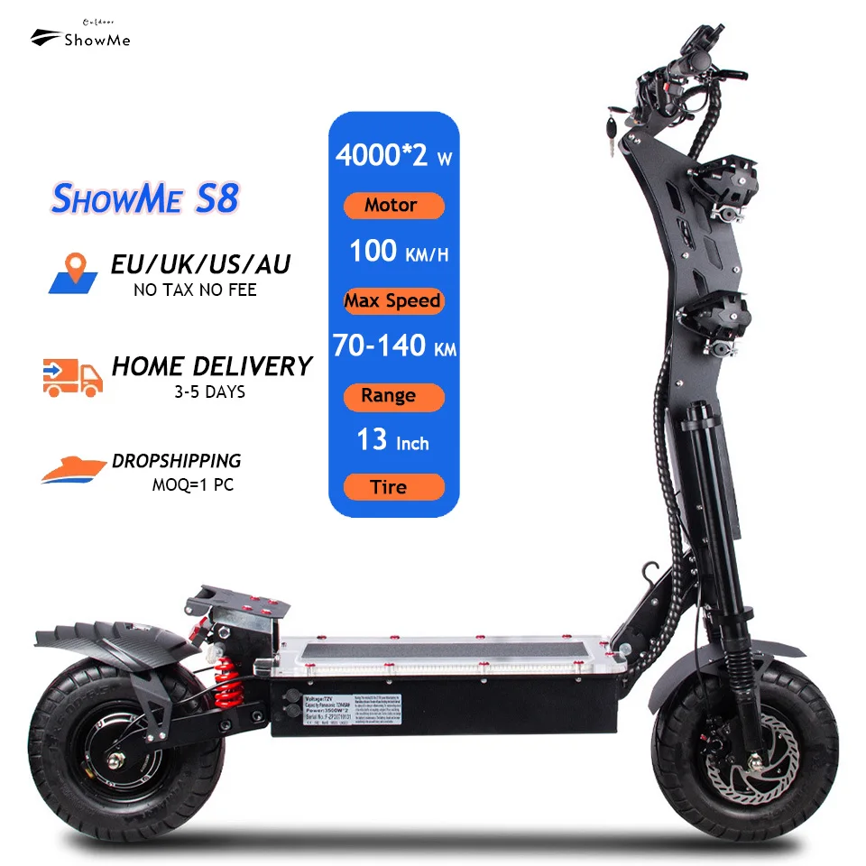 

electric golf cart 8000W 10000W fast scooter 45Ah 30AH e scuter patinete off road adult