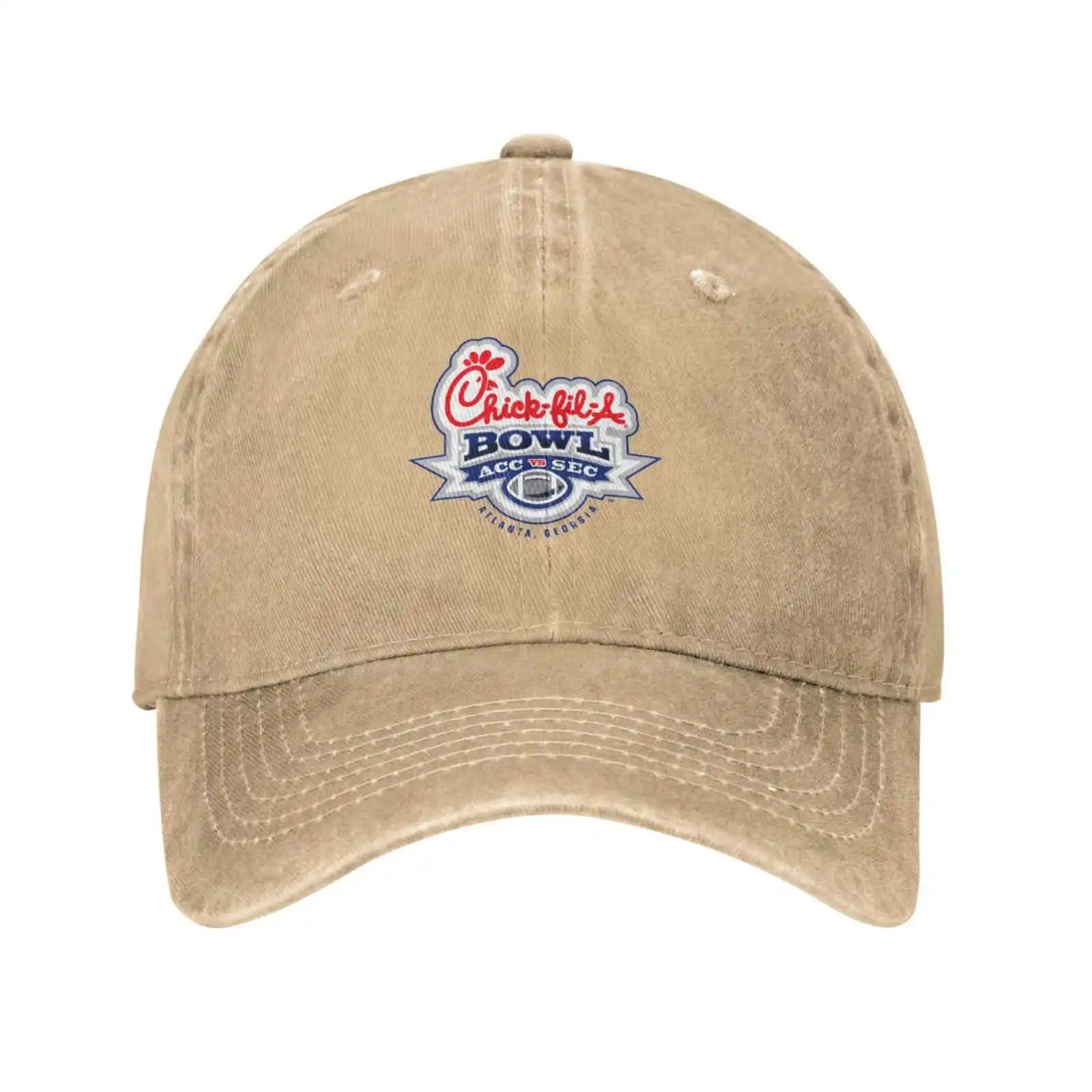 

Chick-fil-A Bowl Logo Print Graphic Casual Denim cap Knitted hat Baseball cap