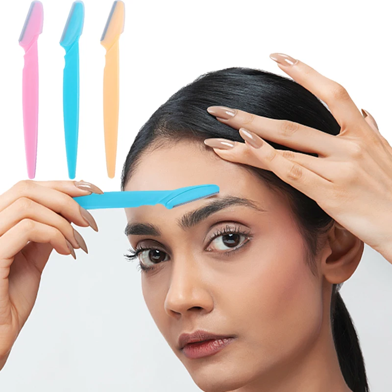 1/6pcs Eyebrow Razor Eyebrow Trimmer Facial Hair Remover Set