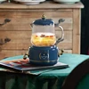Health Cup Glass Electric Kettle 600ml Anti-dry Fast Boiling Kettle Health Preserving Pot Household Office Retro Thermo Teapot 1