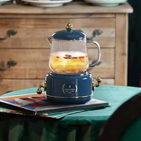 Health Cup Glass Electric Kettle 600ml Anti-dry Fast Boiling Kettle Health Preserving Pot Household Office Retro Thermo Teapot 1