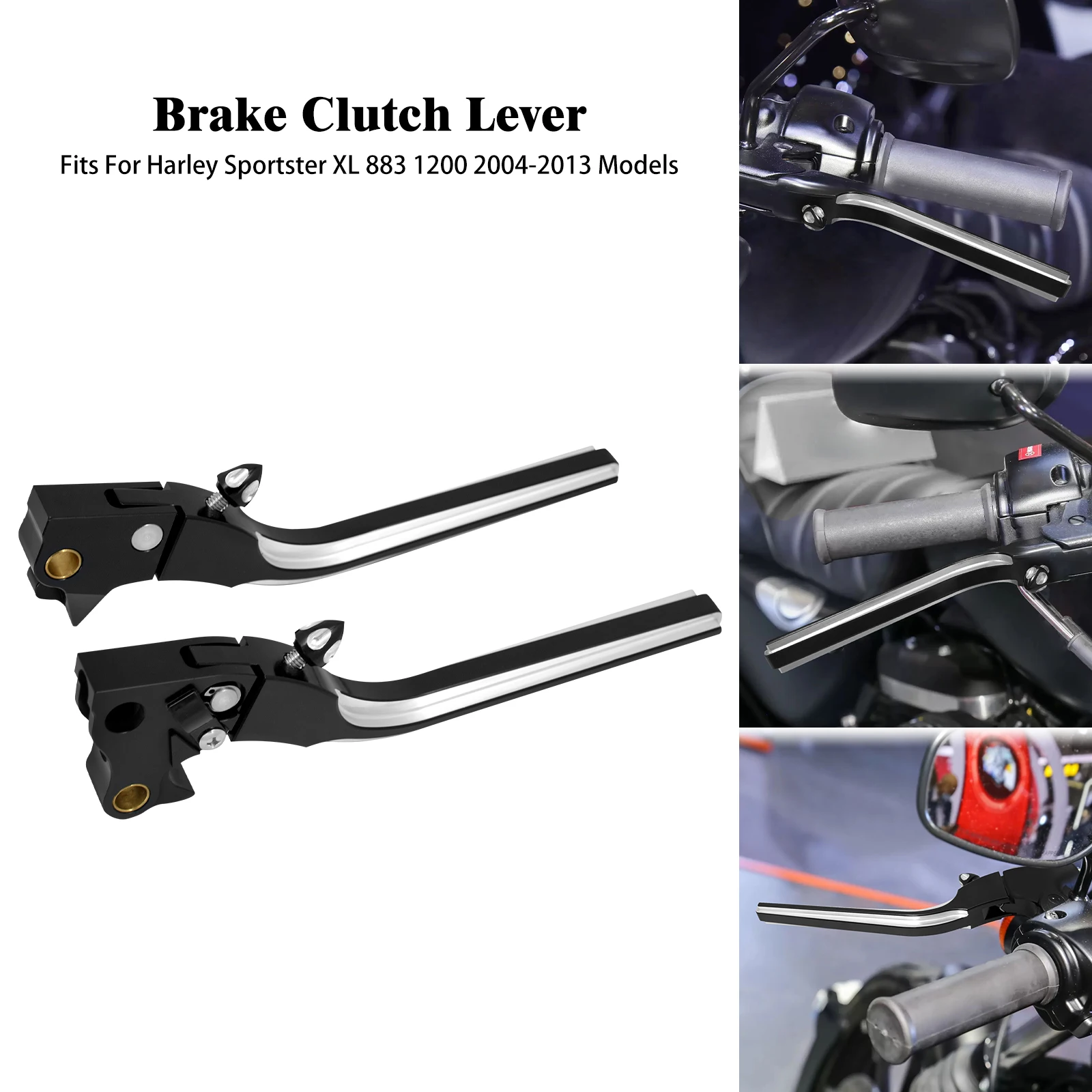 Gruppo Leve Frizione Freno Moto Per Harley Sportster Iron 883 Xl883 Xl1200 Custom 48 72 Forty Eight Roaster 2004-2013