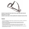 Titanium Bike Bottle Cage Ultralight Durable Compatible with Standard Water Bottles Road Mountain Bike Bicycles Accessories 5