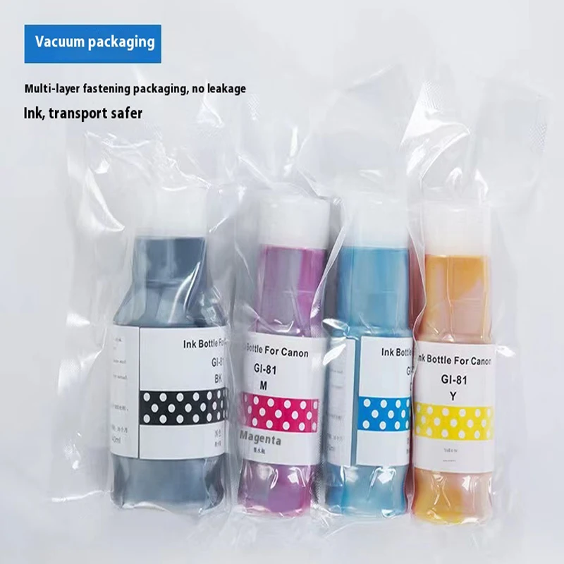 Ink Dye 4Color For Canon 81 GI-81 G1820 G2820 G2860 G3820 G3821 G3860 G1020 G3020 G3060 Printer