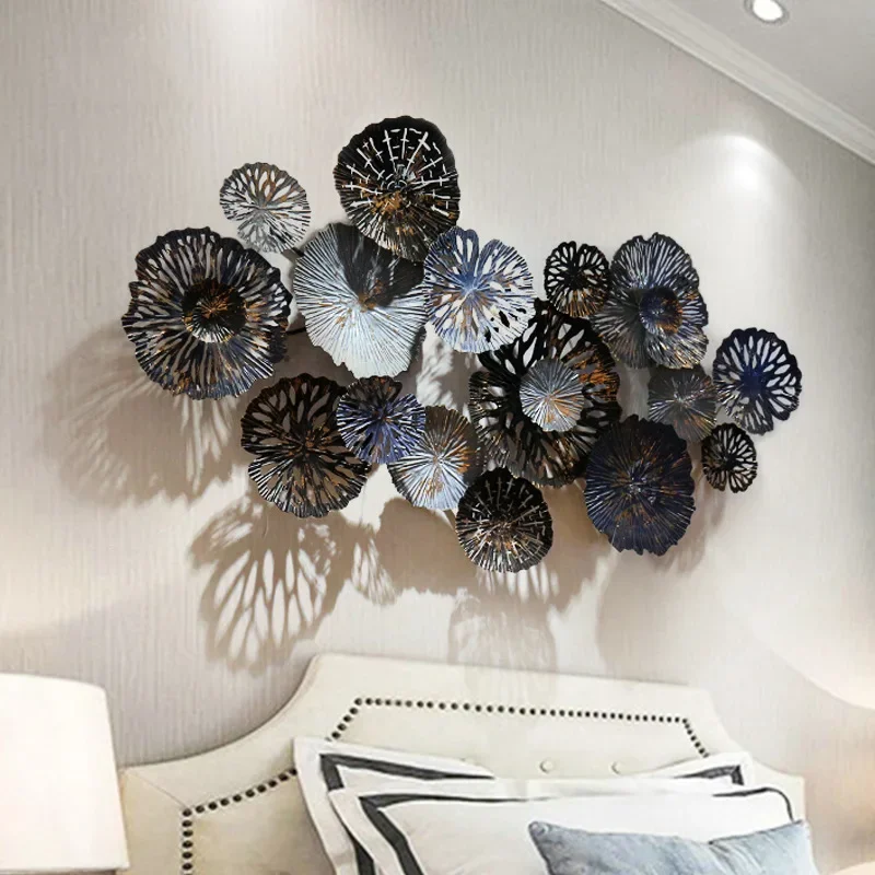 

Vintage Wrought Iron Crafts Wall Decoration Pendant Creative Three-dimensional Sofa Background Wall Decoration