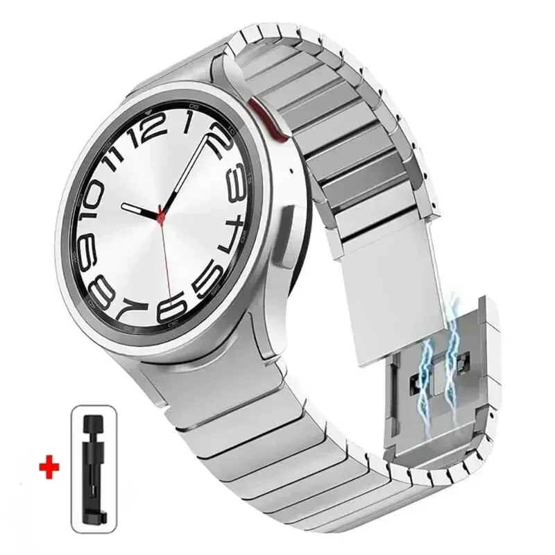 Luxury No-Gap Magnetic Titanium Color Bracelet Band