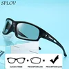SPLOV New Prescription Sports Sunglasses Professional Customized Polarized Anti Blue Light Lenses Men's Fashion Sunglasses