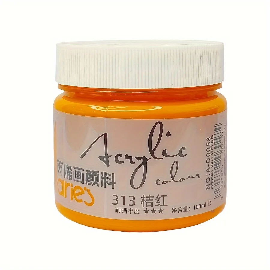 Vibrant 100ml Waterproof & Sunscreen Acrylic Paint