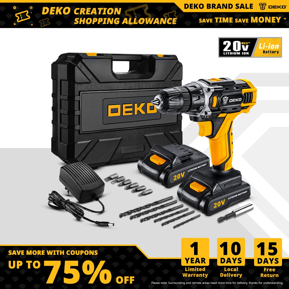 Deko sharker 20v аккумулятор
