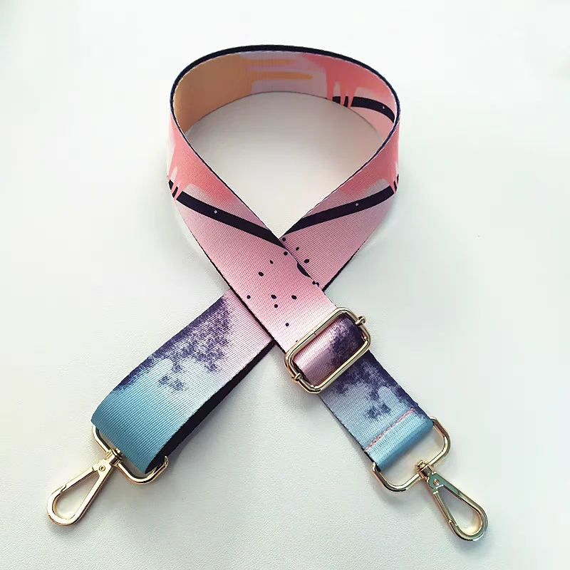 Fashionable And Versatile Shoulder Strap Print Adjustable Multifunctional Bag Strap Replaceable Luggage Accessories