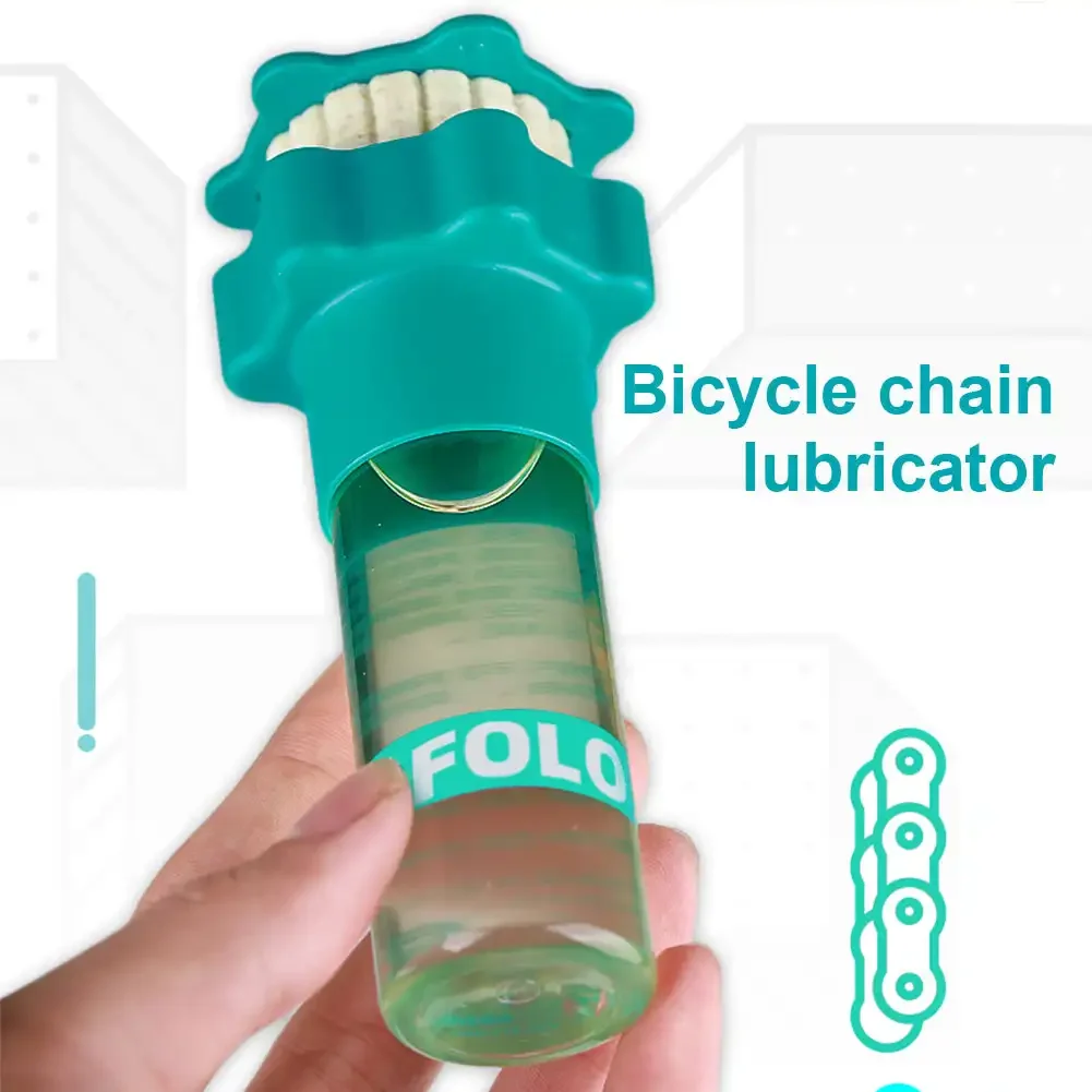 Bicycle Chain Oil Lubricator Bike Chain Oiler Chain Lubricant Roller Cleaner Lubricant Device Maintenance Bike Accessories
