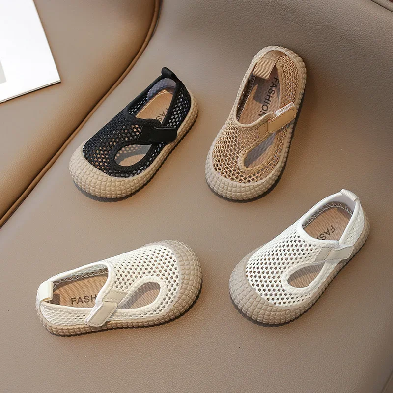 Sports Shoes, Kids Sneakers, Kids Shoes, Kids Sandals, Kids Sports Shoes, Kids Flats Simple Children Casual Shoes Mesh Breathable Beach Sandal