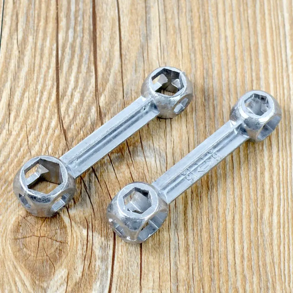 Chiave Multiuso 10 In 1 A Forma Di Osso Per Bici: Portatile E In Lega Di Zinco - 2