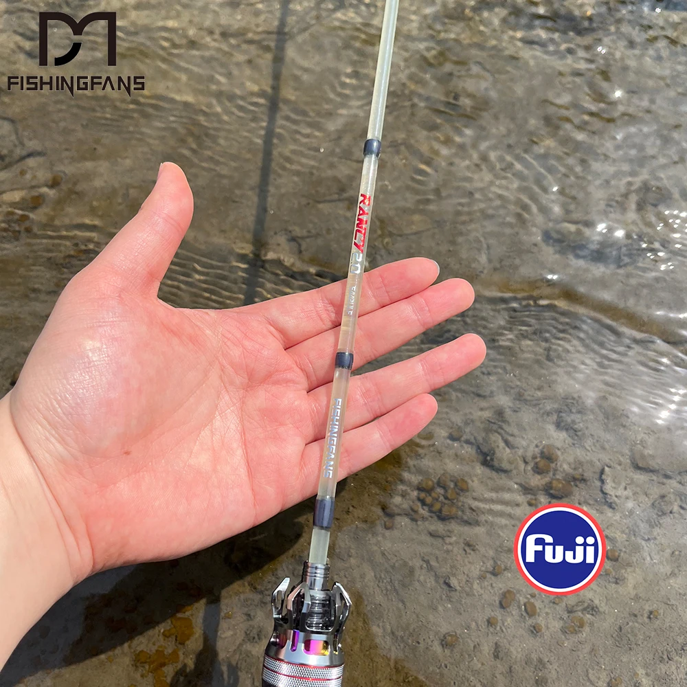 Fishingfans-超軽量釣り竿,コルクハンドル,グラスファイバー,Fuji