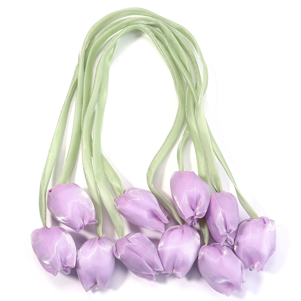Colorful 3D Tulip Bow Flower Decorative Accessories