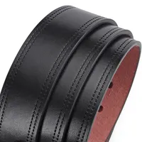 Genuine Leather For Men's High Quality Buckle Jeans Cowskin Casual Belts Business Cowboy Waistband Male Fashion Designer 2024New - Image 4