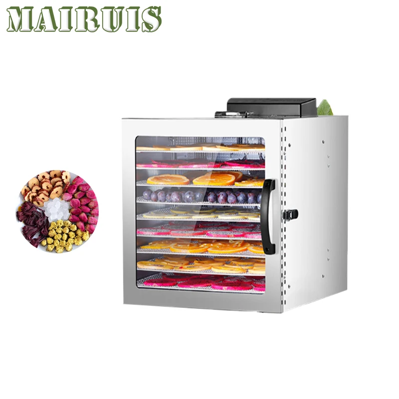 

Fruit Dryer Vegetables Herb Meat Drying Machine Household Food Dehydrator Pet Meat Dehydrated Snacks Air Dryer With 10 Trays 220