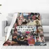 Sturniolo Triplets Flannel Blanket Music Super Soft Throw Blanket for Couch Bed Travel Funny Bedspread Sofa Bed Cover 2