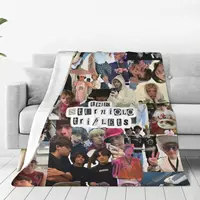 Sturniolo Triplets Flannel Blanket Music Super Soft Throw Blanket for Couch Bed Travel Funny Bedspread Sofa Bed Cover 2