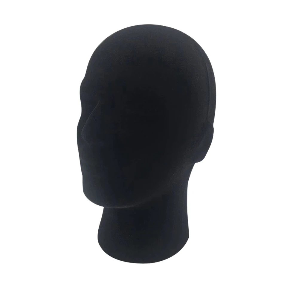 Stable Base Male Mannequin Head Display Stand