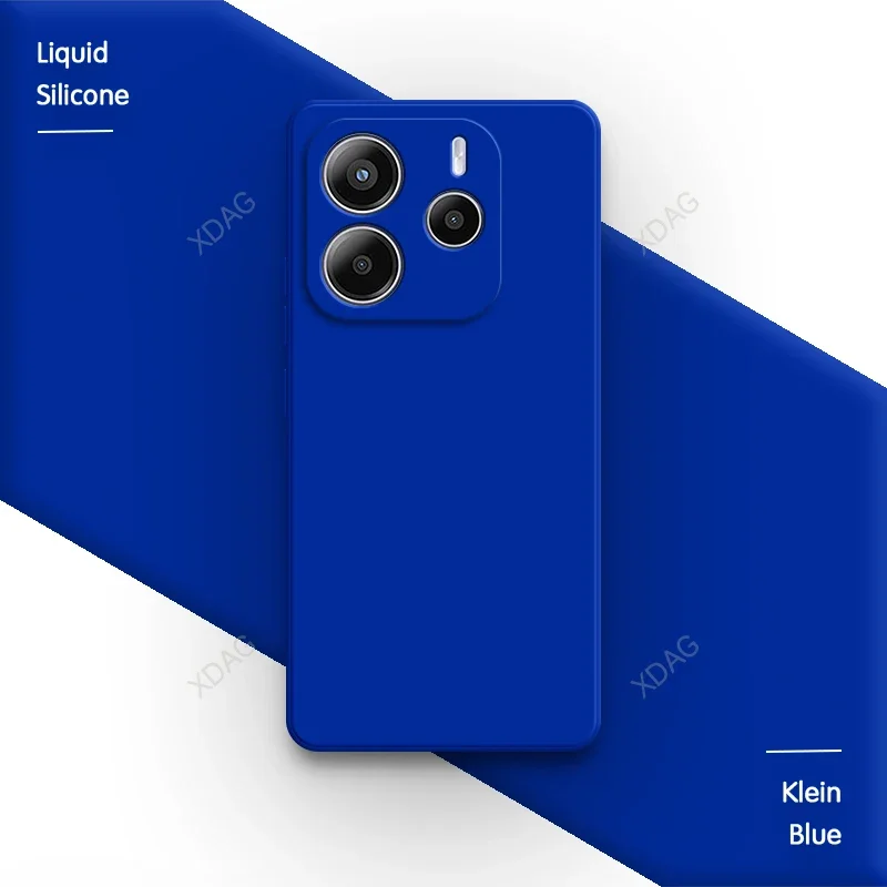 Classic Silicone Soft Phone Case with Lens Protection - Square Design