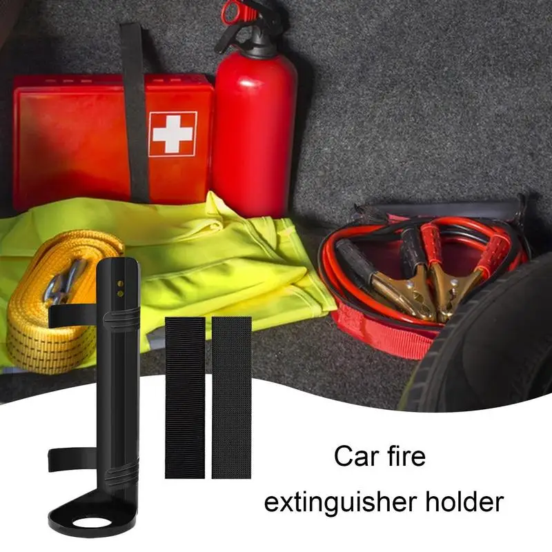 Support D'extincteur Pour Voiture - Porte-extincteur Auto - Support En Fer Rouge - Neuf