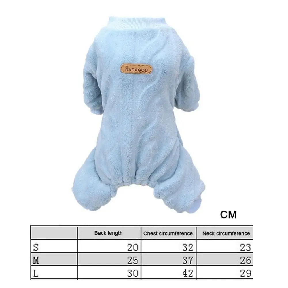 Fashion Fleece Dog Winter Clothes Warm Coat D-ring Vest Pet Warm Jacket Winter Outfit Cute Cat Costumes Small Medium Pet