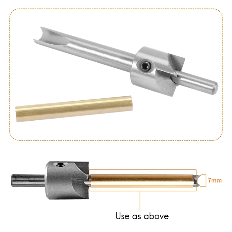 HOT-Pen Barrel Trimming System With 3/4 Inch Cutting Head,7Mm, 8Mm, 3/8 Inch, 10Mm Pilot Shafts, Pen Barrel Mill Trimmer Set