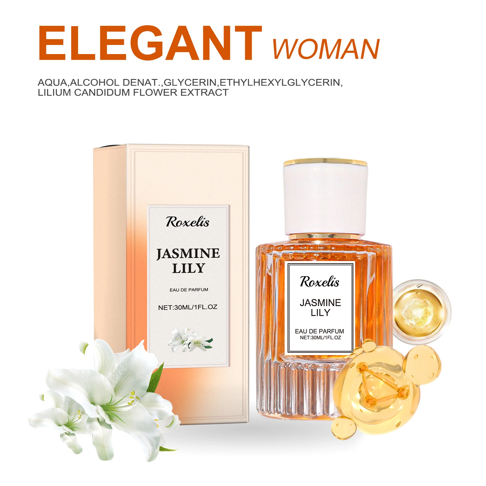 Roxelis Lily Pheromone Perfume For Women Natural Lasting Fragrance_voghion.com