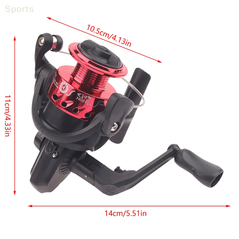 Spinning Fishing Reel 5.2:1 Gear Ratio 1000-4000 Max Drag 8kg Spinning Reel Plastic Body Freshwater Saltwater Fishing Tool