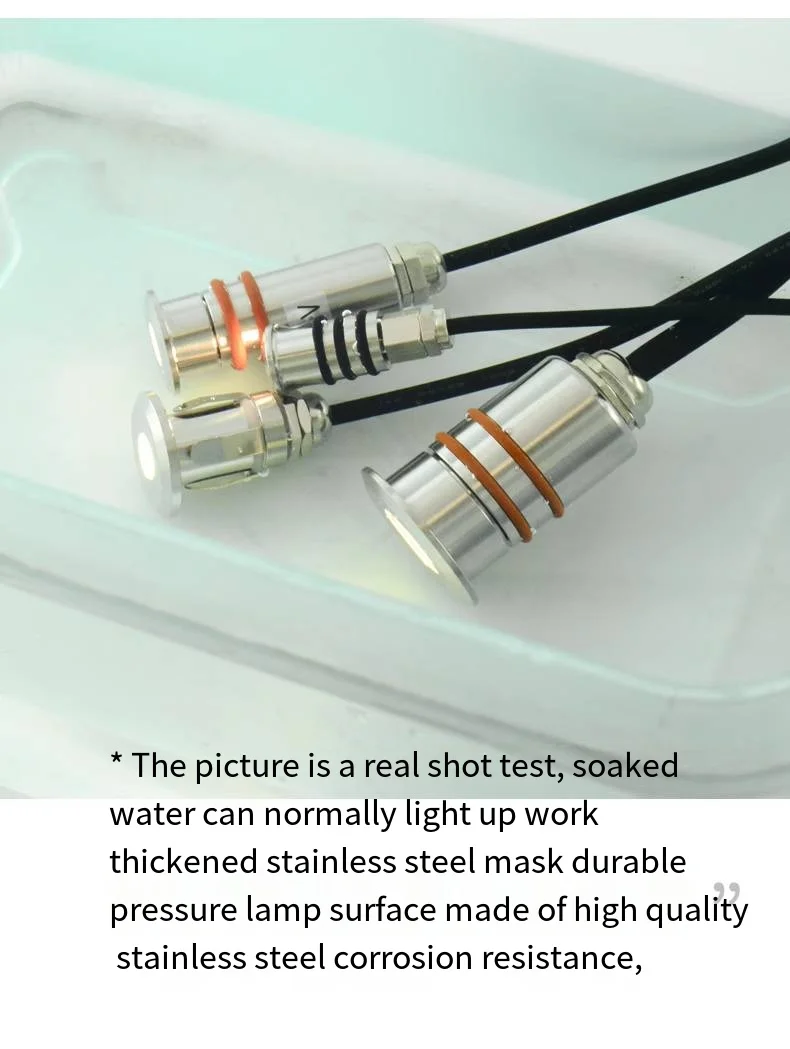 Description Picture 4 of itemLed Underground Light Outdoor Mini Waterproof Spotlight Embedded Low Voltage 12V Star Light Underwater Grille Light Step Light