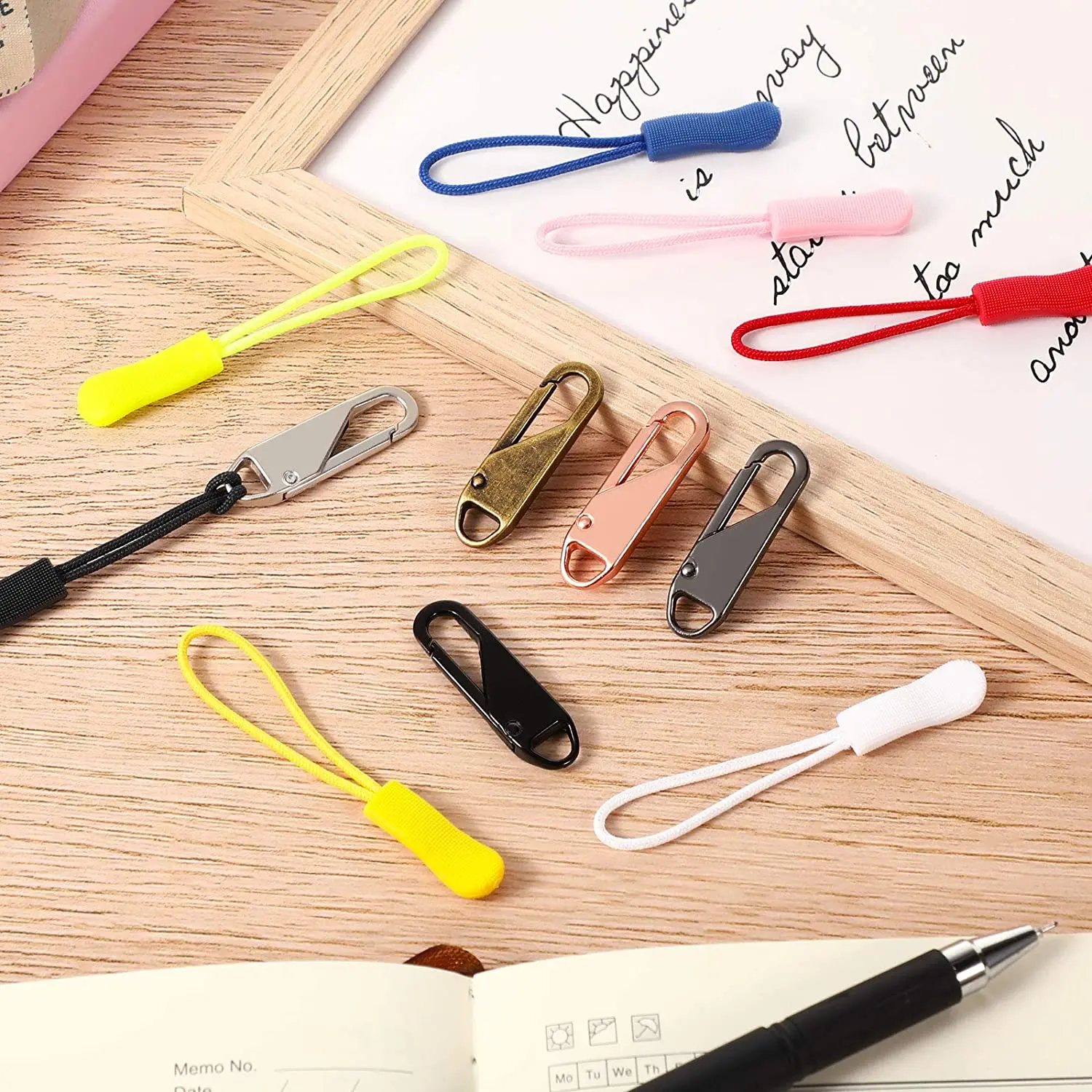 Zipper Pull Replacement Clips - Durable Zip Cord Repair