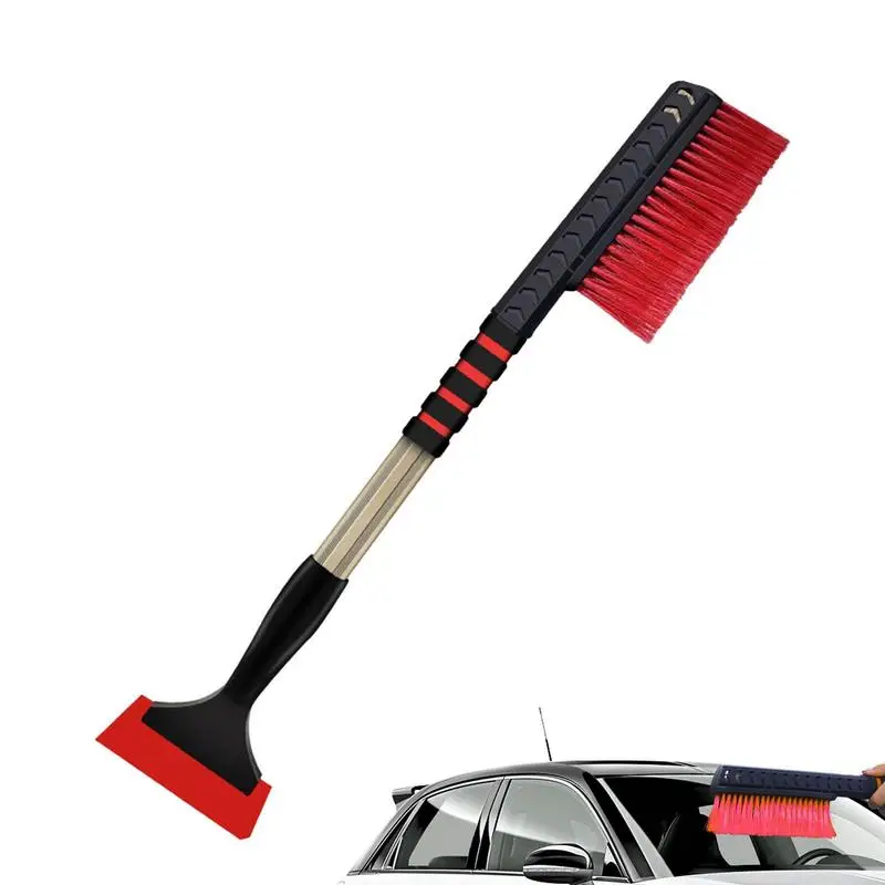 

Snow Brush For Car Retractable Car Snow Brush Broom With 5-Layer Bristles Ice Scrapers For Car Windshield Car Snow Scraper