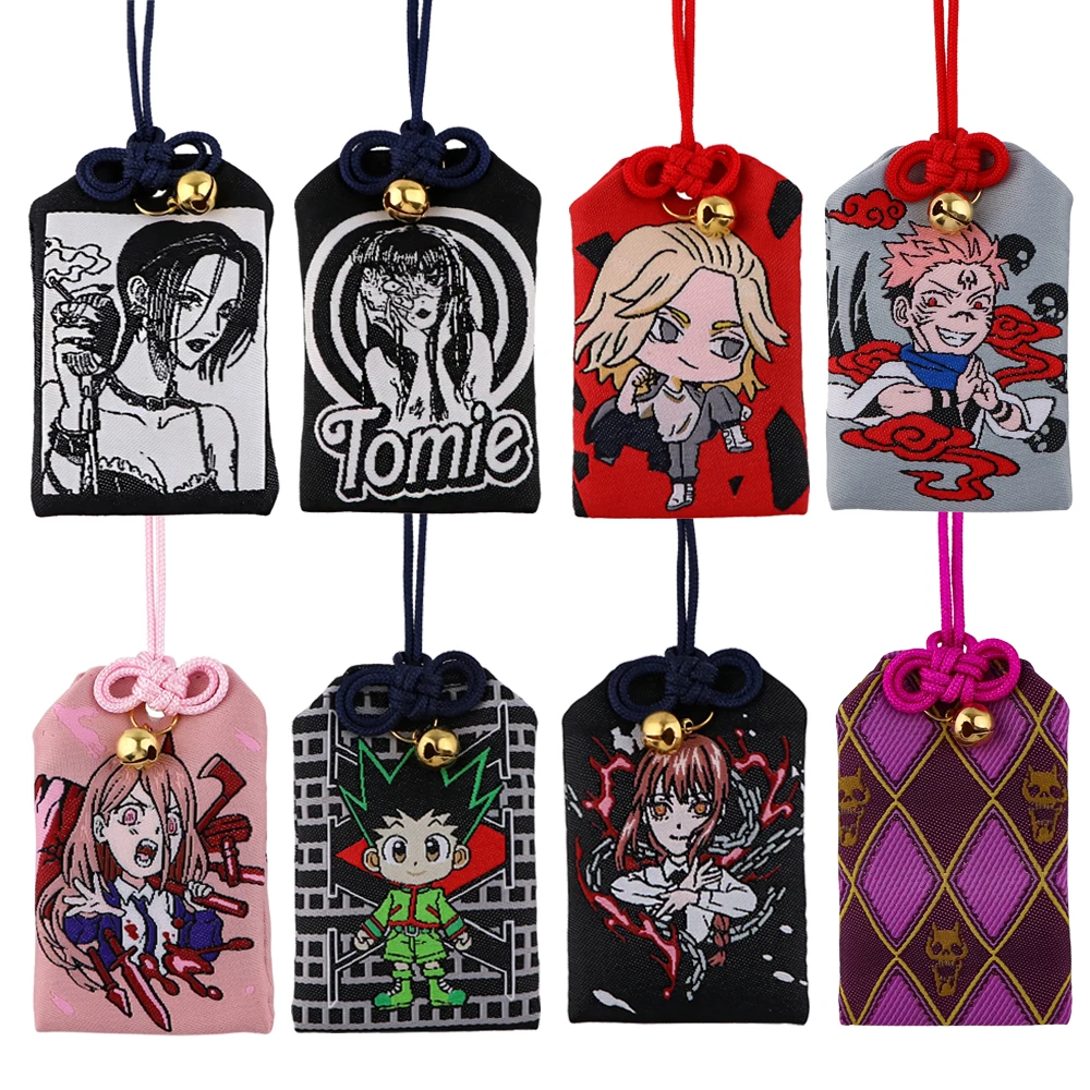 Omamori Japonais - Amulette Porte-bonheur Anime Pour Voiture, Sac Ou Décoration