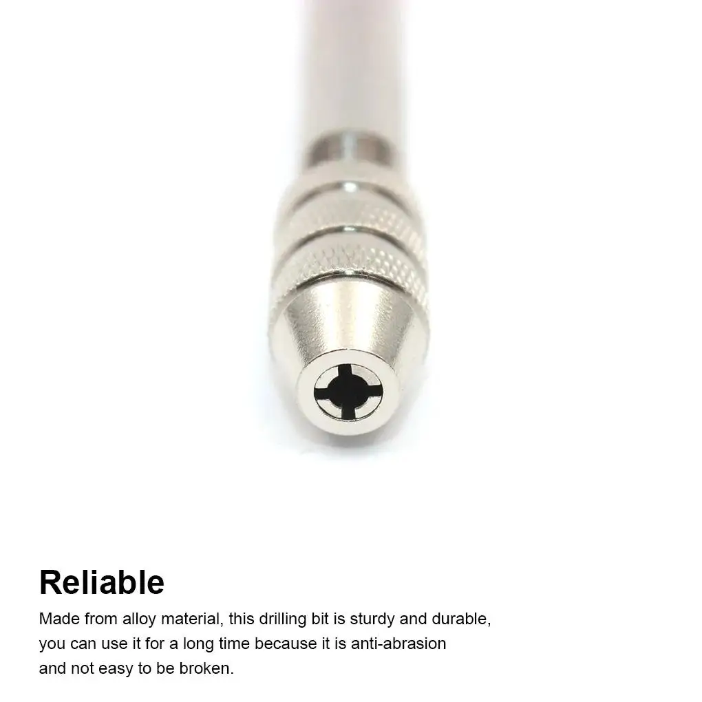 

Manual Mini Twist Drill Bits Woodworking Punch Alloy Portable Drilling Bit Supplies Household Hand Tools Rubber