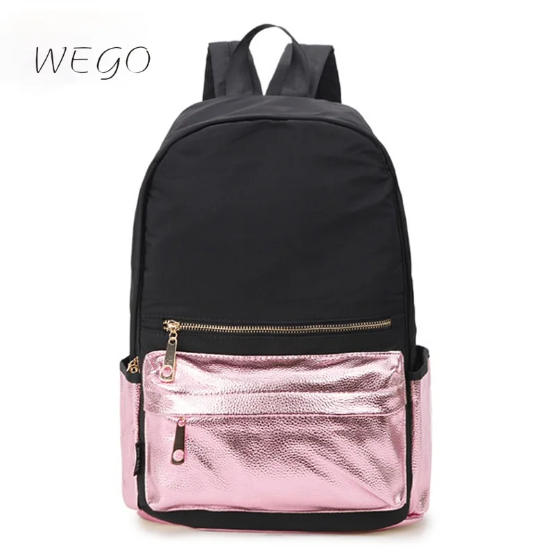 

Women Nylon Backpack For Teenager Girls Bagpack Mochila Feminina Casual School Student Shoulder Polyester Waterproof Bag