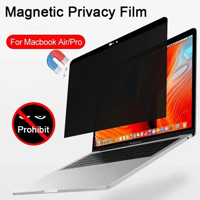 New Magnetic Privacy Filter for Macbook Air 13 Air 15 M3 M2 M1 Pro 13 14 16 Inch Screen Protector Film Anti-spy Anti-peep/Glare