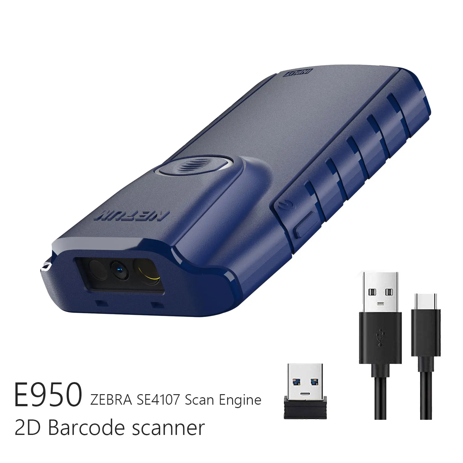 Barcode Scanner NETUM E740 Wireless CCD AND E800 Bluetooth 2D QR Bar code Reader PDF417 For Mobile Payment Industry