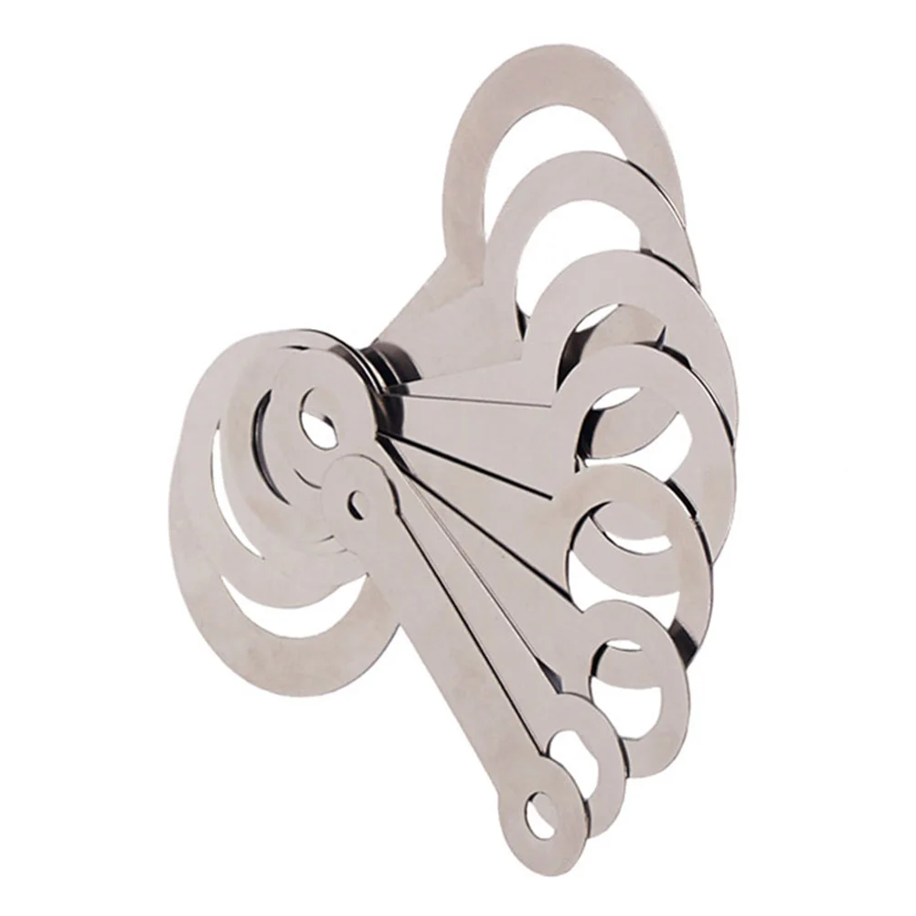 

8 PCS/Set Saxophone Adjustment Pad along with Leveling Tool Rings Musical Instrument IRON