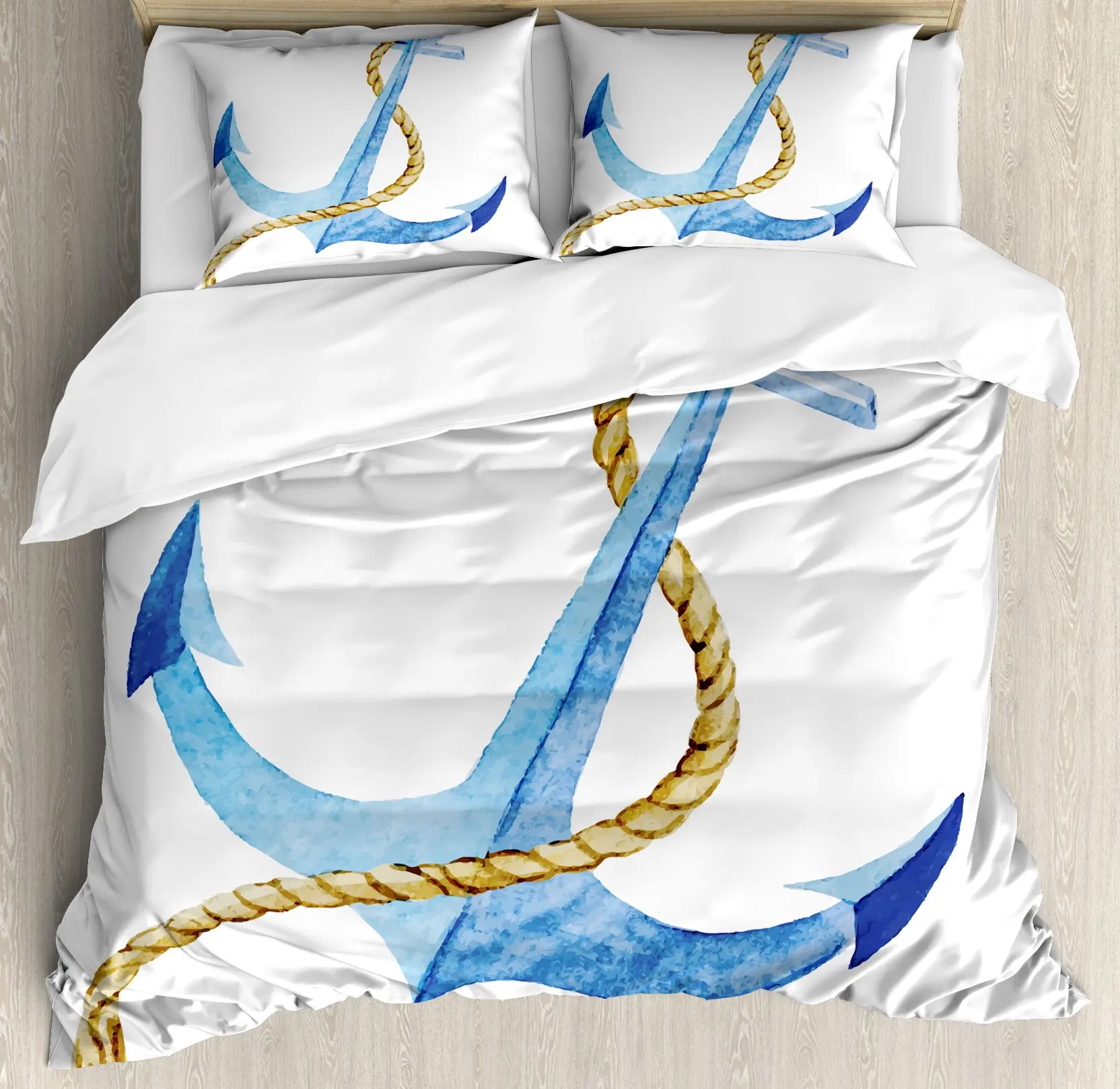 Set Copripiumino A Tema Nautico Per Bambini E Ragazze Set Di Biancheria Da Letto Per Letto King Size 480292