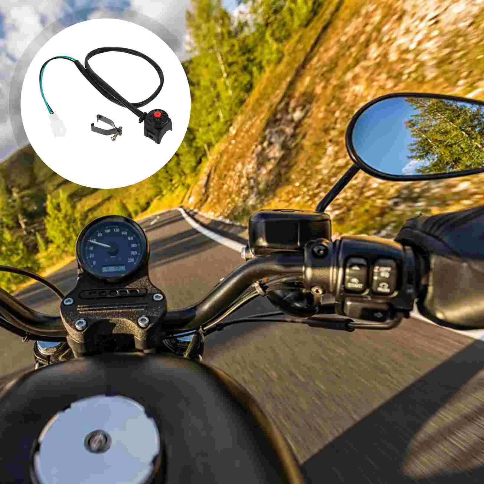 

Universal Motorbike Handlebar Motorcycle Kill Stop Horn Button