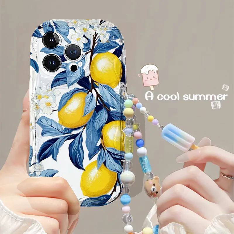 Summer Fresh Fruit Lemon Print TP Phone Case Cover