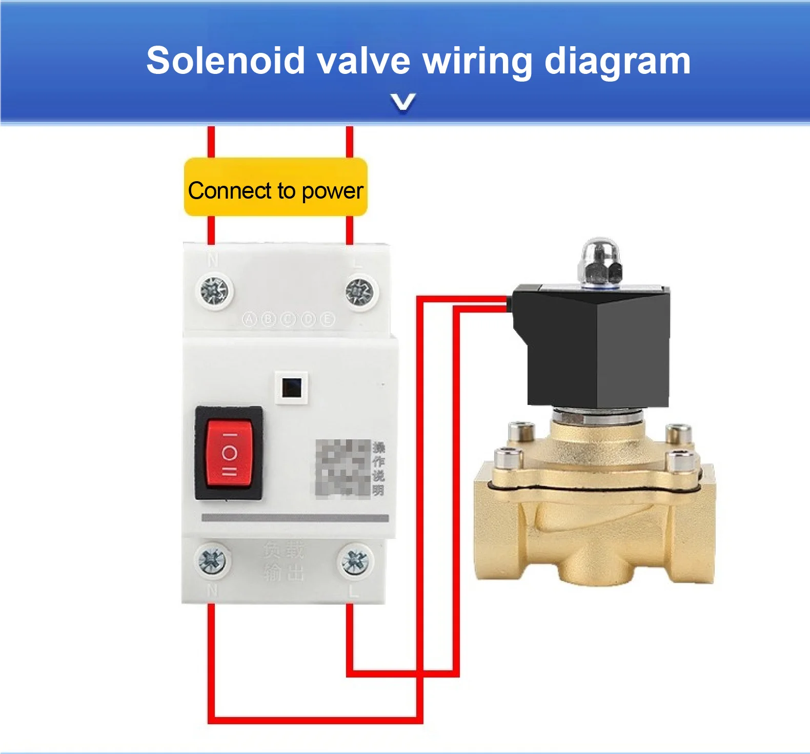 AC220V/DC24V Automatic Water Level Controller with Three‑Wire Probe Float Switch