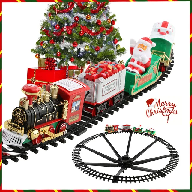 Train de noël électrique pour enfants –