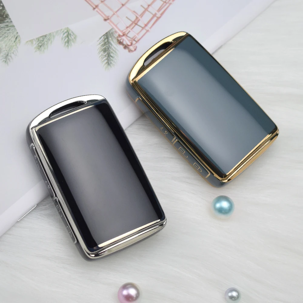 Nuovo Tpu Car Key Case Cover Shell Portachiavi Per Mazda 3 Alexa Cx30 Cx-4 Cx5 Cx-5 Cx8 Cx-8 Cx-30 Cx9 Cx-9 Protector Keyless Fob